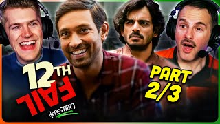 12th FAIL w Michael amp Andrew Movie Reaction Part 23  Vikrant Massey  Medha Shankar [upl. by Sarina]