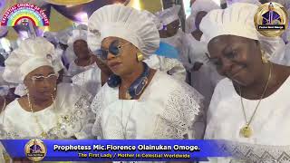 The First Lady Of Celestial Church Christ “MIC OLAINUKAN OMOGE”Represented The Pastor [upl. by Emiolhs]