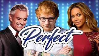 ED SHEERAN  Perfect  Ft Andrea Bocelli and Beyonce [upl. by Arimak]