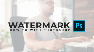 How To Add A Watermark To Your Work In Photoshop  Beginner [upl. by Mariellen]