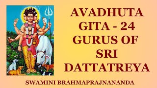 Avadhuta Gita  24 Gurus of Sri Dattatreya l Swamini Brahmaprajnananda [upl. by Lalittah]