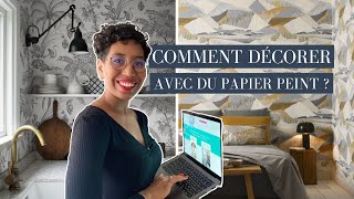 Comment décorer avec du papier peint [upl. by Wunder]