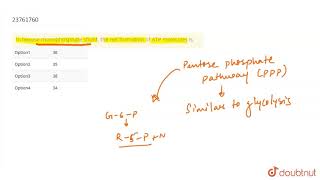 In hexose monophosphate shunt the net formation of ATP molecules is [upl. by Atram]