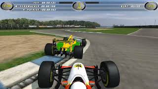 F1 1993  BMS Scuderia  Donnington Park Race [upl. by Notlim]