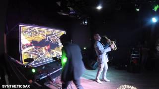 Leventina vs Syntheticsax  Here workin Dinka remix Live Record [upl. by Stets820]