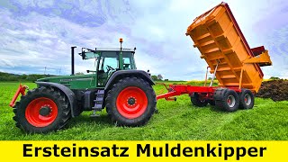 Fendt Xylon Klimaanlage neu verrohrt  Muldenkipper Peecon KW13000 Ersteinsatz  adiabate Expansion [upl. by Eimac]