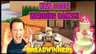 MY OWN CODE😱MAKING A WEDDING CAKE ON BREADWINNERS [upl. by Martguerita]