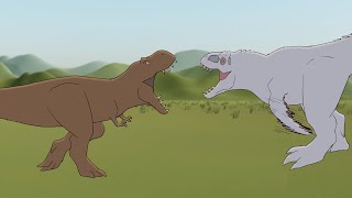 TRex vs Indominus Rex  Final Battle  Jurassic World 2015  Screen Bites [upl. by Nitsrek]