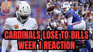 CardinalsBills Reaction Kyler Murray amp Cardinals Lose to Week 1 Matchup at Bills 3428 [upl. by Adleremse]