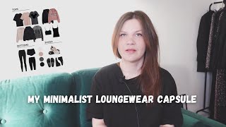 MINIMALIST CAPSULE WARDROBE  Activewear amp Loungewear Essentials [upl. by Derby]