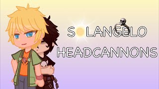 Solangelo Headcannons Happy Pride Month 🏳️‍🌈 [upl. by Inama]