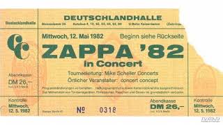 Frank Zappa  Tinsel Town RebellionSinister Footwear Deutschlandhalle Berlin May 12 1982 [upl. by Immot]