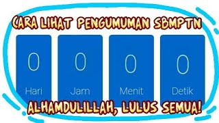 CARA CEK PENGUMUMAN SBMPTN 2020 MELALUI HP TANPA LELET [upl. by Darda516]