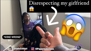 Disrespecting My GirlfriendTo Get Her Reaction￼Gone Wrong😱 [upl. by Abbi]