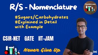 AlChemistry  CSIRUGCNET  GATE  IITJAM  RSNomenclature  Sugars  Carbohydrate  Short Trick [upl. by Myrah]