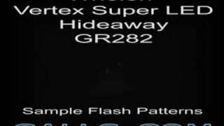 Whelen Universal LED Hideaway V™ Flash Pattern  at Galls [upl. by Adgam]