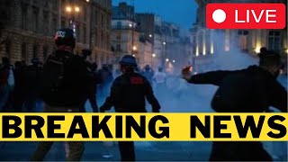 🚨 BREAKING Left Wing Riots In France Following Le Pen Victory [upl. by Annasoh962]