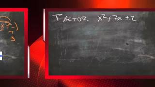 Factoring Quadratic Expressions An Explanation Algebra I [upl. by Olrak]