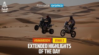 Extended highlights of Stage 2 presented by Aramco  Dakar2024 [upl. by Notnats474]