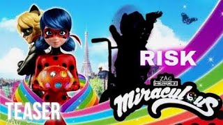 MIRACULOUS  RISK  TEASER 🐞  4° Temporada  Miraculous Brazil [upl. by Ahseyt]