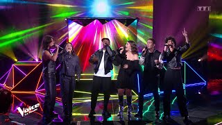 Les Finalistes amp Soprano reprennent Cosmo Mon Everest Roule et En Feu  The Voice 2024  Finale [upl. by Kinsley63]