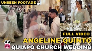 Angeline Quinto at Nonrev Daquina starstudded WEDDIN BUONG KAGANAPAN SA CHURCH WEDDING [upl. by Oiluj]