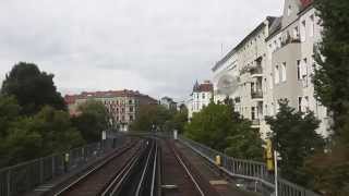 UBahn Berlin  U1 Führerstandsmitfahrt  Cab Ride Warschauer Straße  Uhlandstraße [upl. by Ayojal]