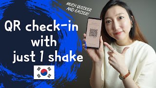 South Korea QR Code Setup Guide Easy 1 shake Kakaotalk QR checkin [upl. by Henrik]