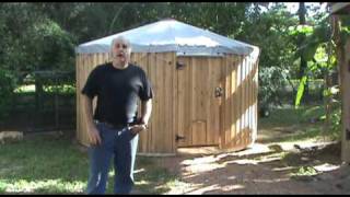 Mountain wind yurts 12 Yurt with info and construction details [upl. by Shipman372]