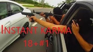 Instant Justice Instant Karma Road Rage Compilation 18 1 [upl. by Ahsiugal]