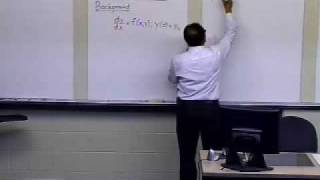 Chapter 0805 Lesson Coupled Ordinary Differential Equations Background Part 1 of 2 [upl. by Aicinad852]