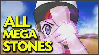 All Mega Stone Locations in Pokemon Omega Ruby amp Alpha Sapphire Old amp New Stones  47 Mega Stones [upl. by Ieso150]