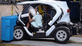 Renault Twizy CRASH TEST [upl. by Vincenta]