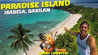 PARADISE ISLAND BASILAN  Giant Lobsters In The Philippines Tourism Mindanao [upl. by Neyugn]