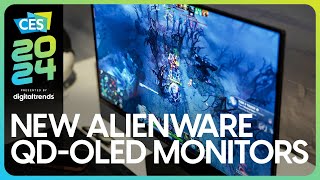 New Alienware QDOLED Monitors Laptop Updates  Dell at CES 2024 [upl. by Asined237]