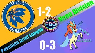 Pokémon Draft League  St Louis Solgaleos VS King Keldeos  S6 W4 Neon Div [upl. by Nylekoorb]