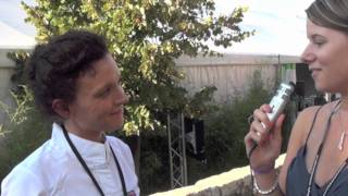 Interview Fanny Rey aux Etoiles de Mougins 2011 [upl. by Arvie]