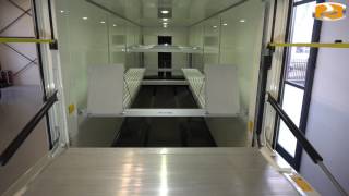 Racetrailer com Instruction video Dhollandia Tail gate [upl. by Alfeus]