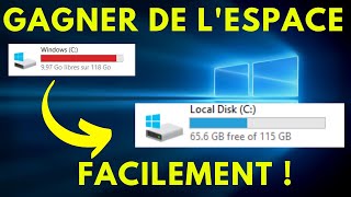 COMMENT LIBÉRER DE LESPACE DISQUE DUR SUR SON PC  WINDOWS 10 11 81 8 7 ET XP [upl. by Sherilyn444]