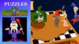 Chess Mates PC 1996  All Puzzles [upl. by Leay]