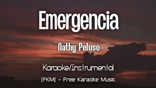 Nathy Peluso  EMERGENCIA KaraokeInstrumental  FKM Free Karaoke Music [upl. by Larimore970]