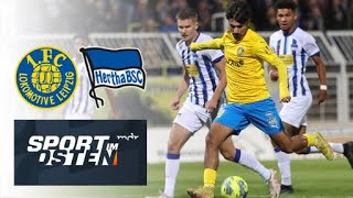 Lok Leipzig feiert starkes Comeback gegen Hertha BSC II  Sport im Osten  MDR [upl. by Gish509]