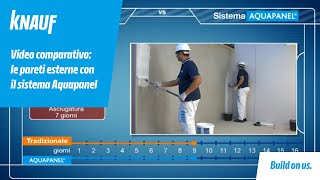 Knauf video comparativo le pareti esterne con il sistema Aquapanel [upl. by Gellman]