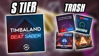 Every Beat Saber Music Pack Ranked [upl. by Airehs]