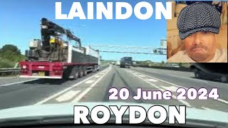 Laindon SS15 to Roydon CM19 200624 [upl. by Nylirrehs]