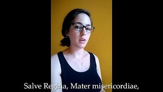 Salve Regina Gregorian chant [upl. by Ecinrev170]