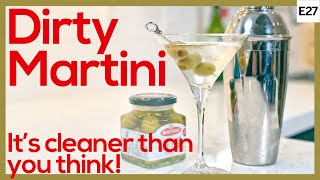 Dirty Martini Recipe with Gin  How to make the perfect Dirty Martini [upl. by Bringhurst]