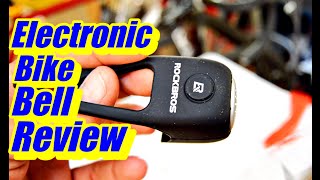 Rock Bros Electronic Bicycle Bell Review [upl. by Heinrick]