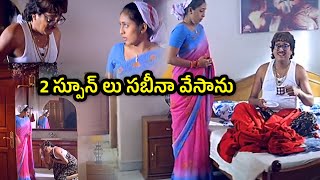 ఏంటి రెండు స్పూన్లు సబీనా వేశావా  Damini And Rajendra Prasad Comedy Scenes  TFC Cinemalu [upl. by Milton15]