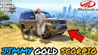 JIMMY GOLD MAHINDRA SCORPIO MODIFICATION  GTA 5 💥 [upl. by Kerril]